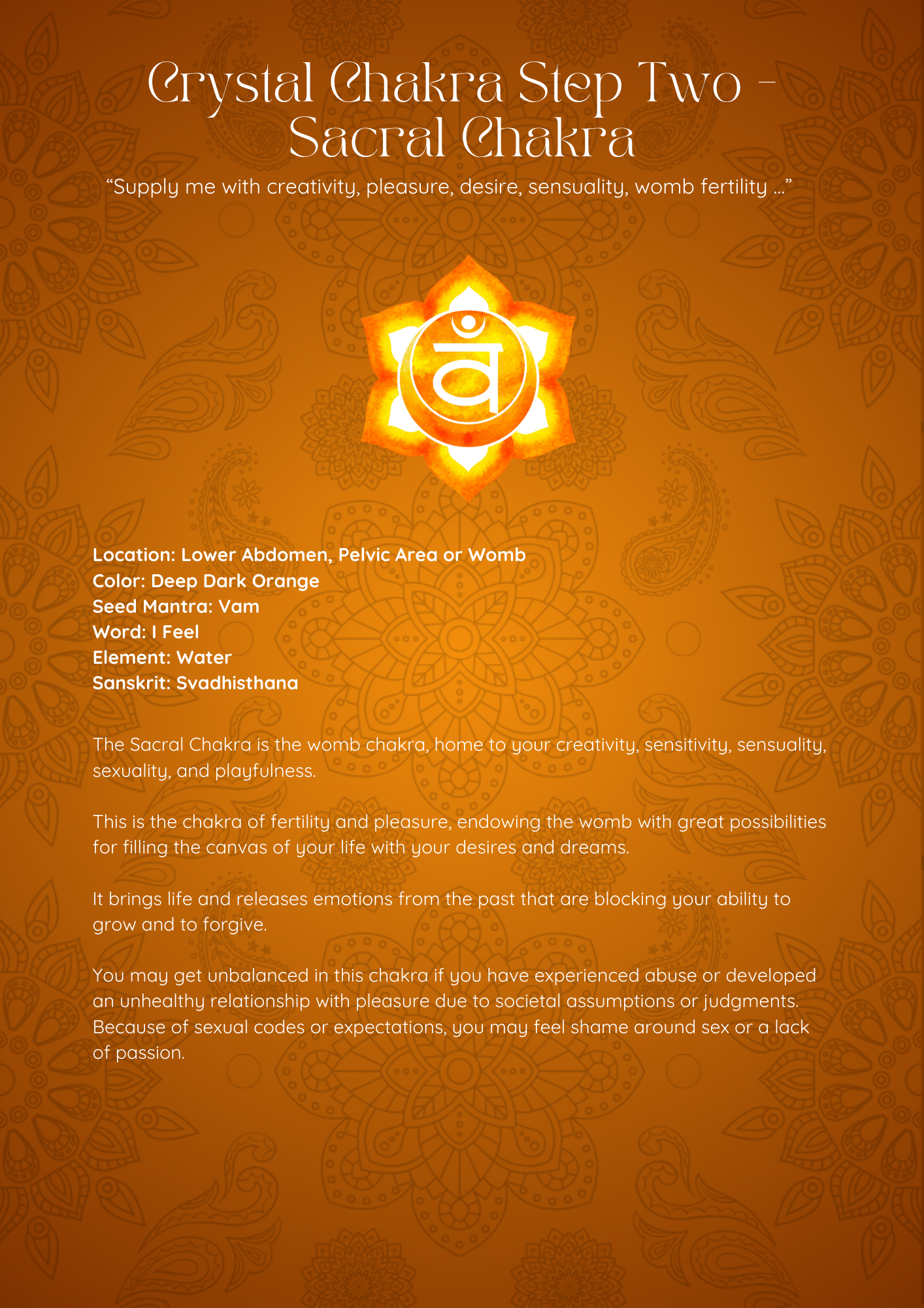 Seven Chakra Steps Ebook