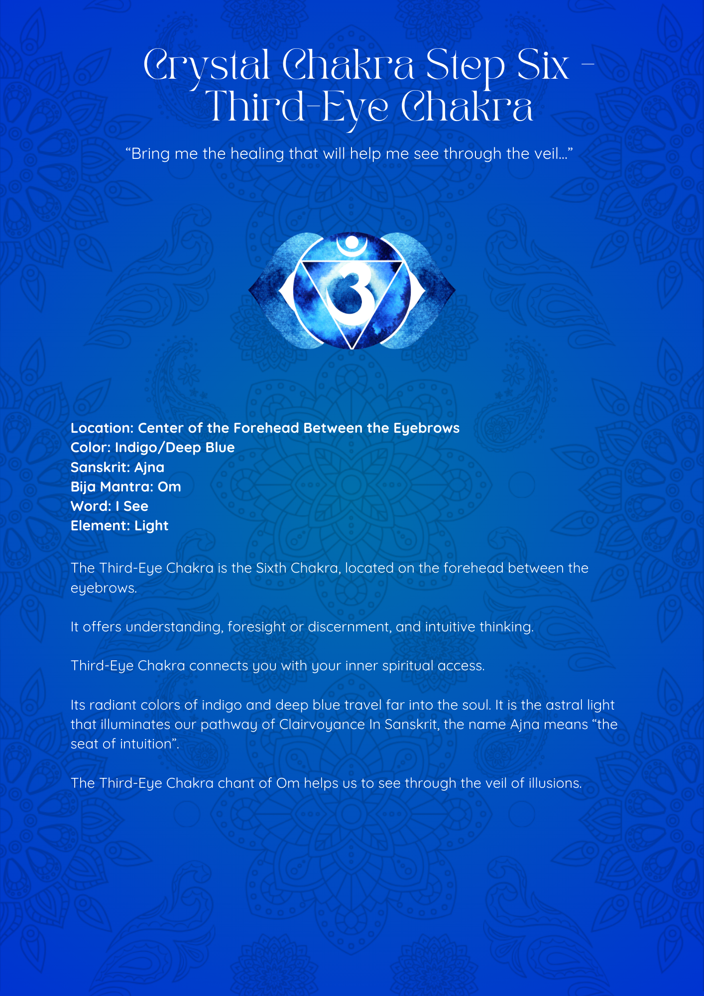 Seven Chakra Steps Ebook