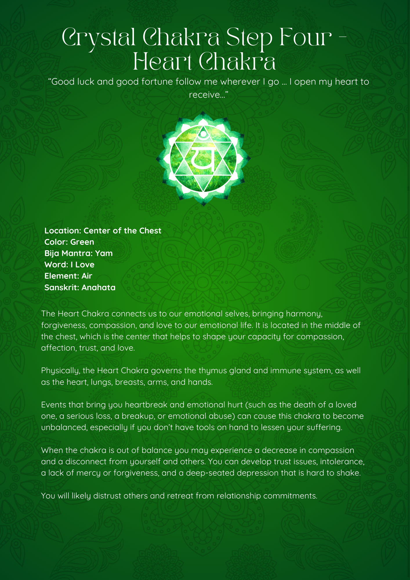 Seven Chakra Steps Ebook