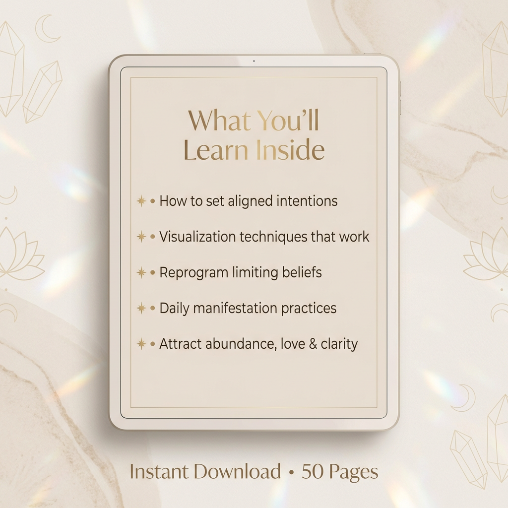 The Power of Manifestation Align Your Energy and Attract the Life You Desire